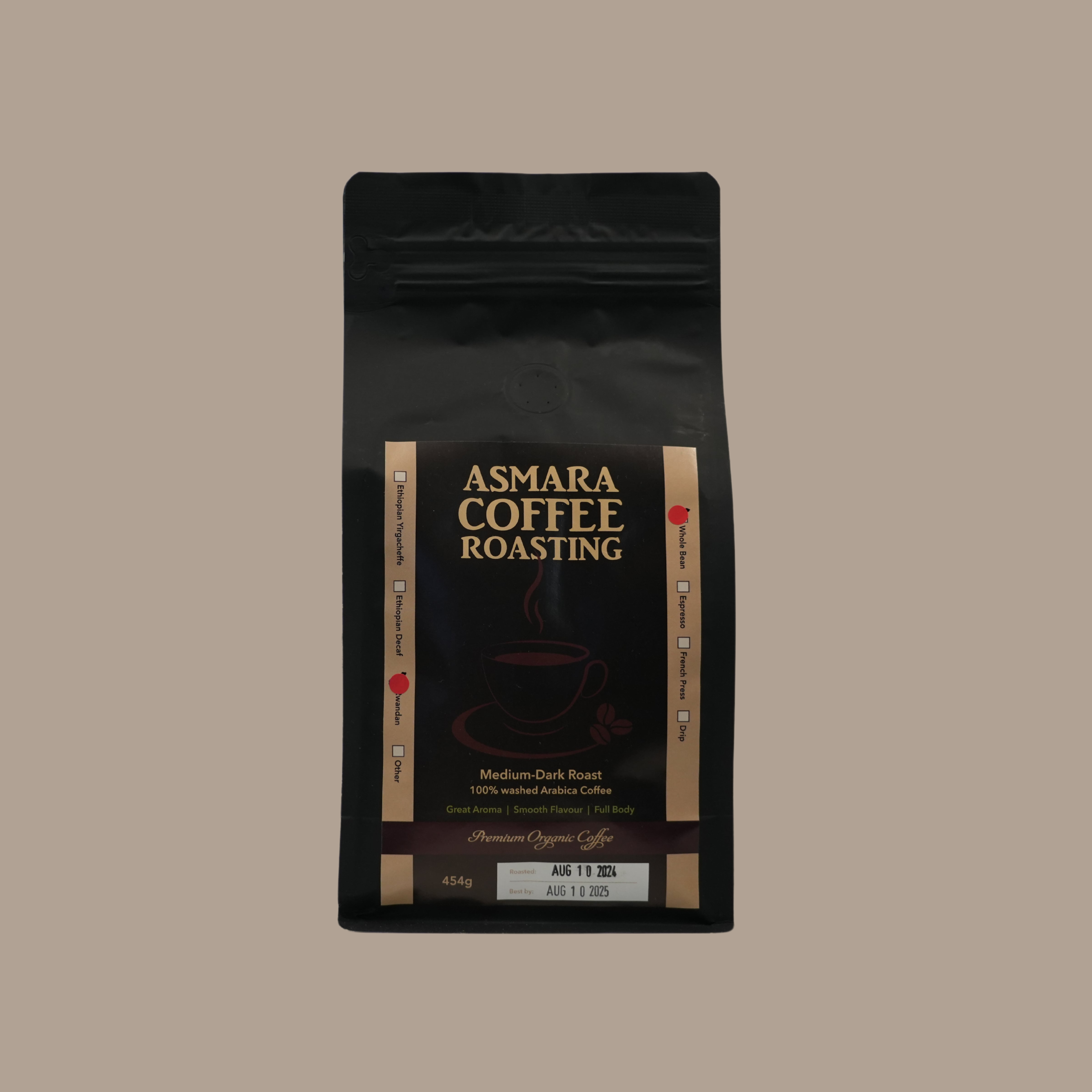 Ethiopian Yirgacheffe Coffee Beans | Asmara Coffee House